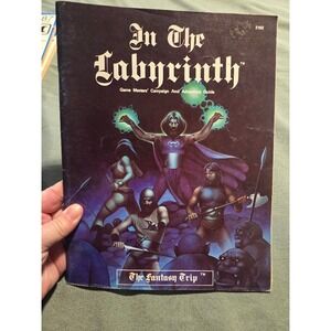 In The Labyrinth The Fantasy Trip Game Masters Guide Metagaming 2102 Vtg 1980